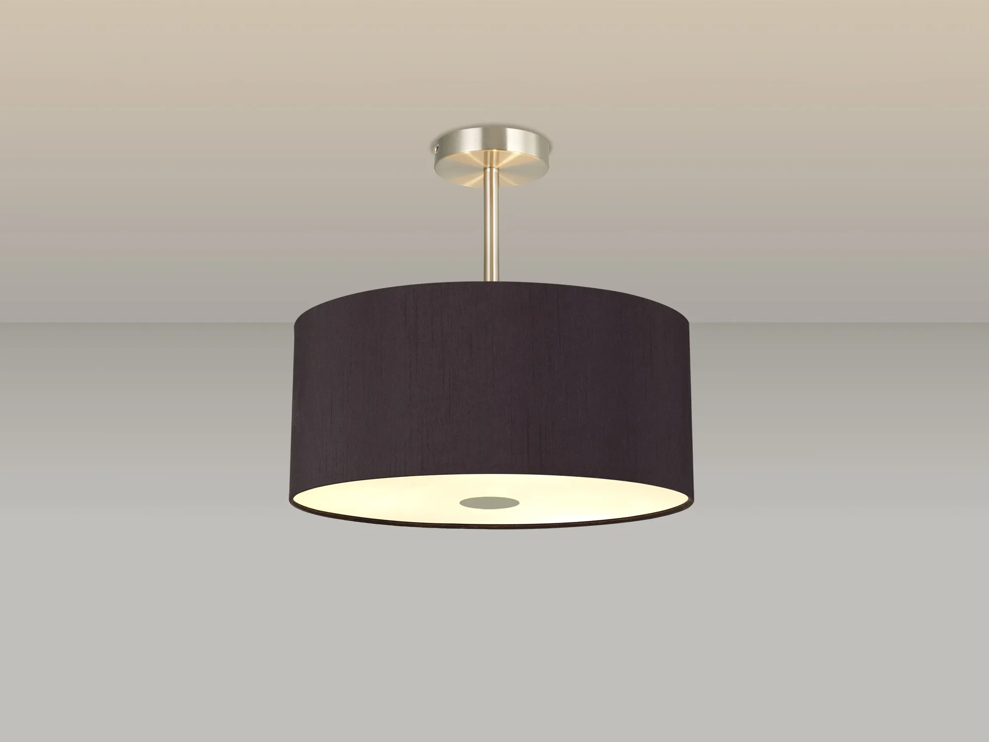Baymont SN BL/GR Ceiling Lights Deco Semi Flush Fittings Baymont SN BL/GR Ceiling Lights Deco Semi Flush Fittings
